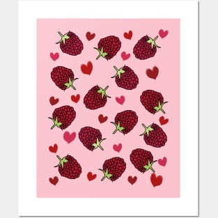 Raspberry lover Posters and Art